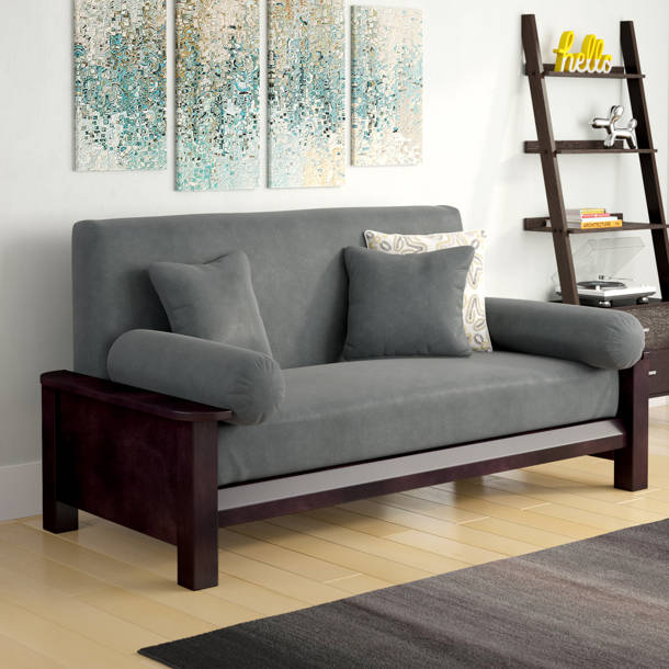 Sure Fit Soft Suede Box Cushion Futon Slipcover & Reviews Wayfair Canada